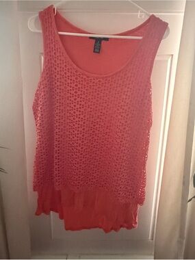 Style & Co Orange Shirt Size M